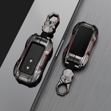 熱賣 Suzuki汽車鑰匙套 鈴木 swift xl7 wagon sx4 GRAND VITARA 全包金屬鑰匙保護殻