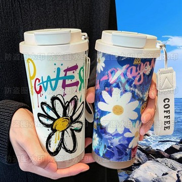 ⭐️暢銷新品⭐️權志龍保溫杯咖啡杯 bigbang權志龍新專輯周邊咖啡保溫杯 316不鏽鋼雙飲吸管水杯大容量喝水杯
