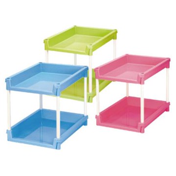 佳斯捷神奇二層物品架/84112/混色出貨