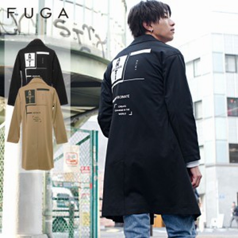セール Sale Fuga フーガ ビッグシルエットステンカラーカルゼシングルコート 即日発送 返品 交換対象商品 メンズ 代 10代 韓国 Fg18 通販 Lineポイント最大1 0 Get Lineショッピング