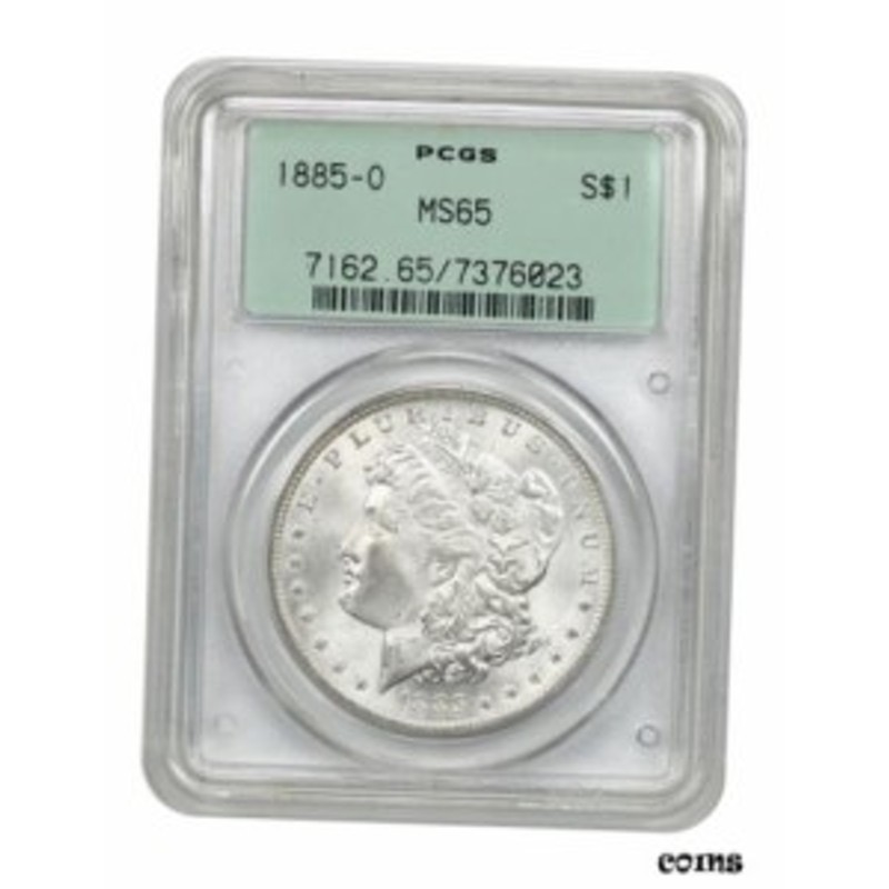 品質保証書付】 アンティークコイン NGC PCGS 1885-O $1 PCGS MS65