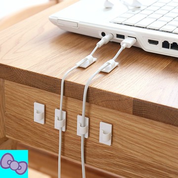 【8個裝】理器器 理線扣 電線收納扣 集線器 集線扣 收線器 收線扣 束線器 束線扣 自粘固定理線器 固線夾 固線貼