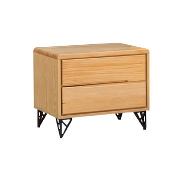 ASSARI-艾諾實木床邊櫃(寬60x深45x高51cm)