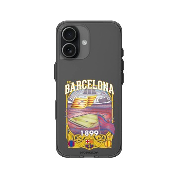 iPhone 17 Clear (相機按鈕) 酷墨灰 - FC Barcelona - Camp Nou Legacy