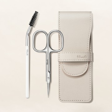 Fillimilli Eyebrow Scissors Set (+Mini Eyebrow Brush) (RENEWAL)