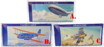 【震撼精品百貨】1/330 U.S. NAVY BLIMP/1/81 CURISS CONDOR/1/48 Albatros PIII【共三款】