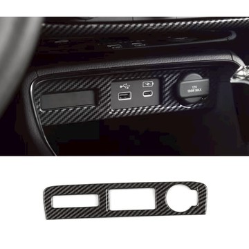 ~歐力斯~本田 HONDA 23-25年 6代 CRV CRV6 點菸器裝飾框 USB充電座裝飾框 點煙器面板 碳纖維紋