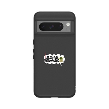 Pixel 8 Pro SolidSuit 黑 - 迪士尼-星際大戰 Star Wars - 黑武士&尤達-剪紙系列