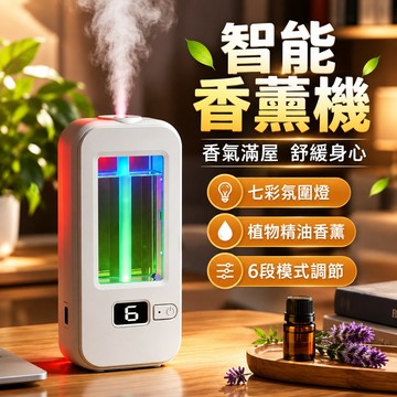 自動噴香機🐏壁掛桌面兩用 自動噴香6檔調節 香氛機 精油擴香機 數顯香氛機 臥室浴室辦公室香氛 除異味芳香機