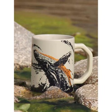 ROCMOK™原創露營文化創意個性插畫馬克杯潮流辦公室陶瓷杯子