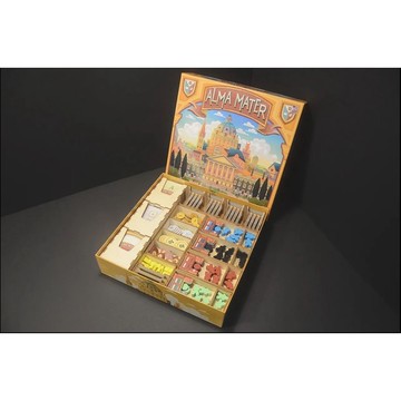 【桌遊侍】盛譽學院 烏鴉盒子《免運》正版實體店面快速出貨.木盒.收納.支援厚套.免膠組裝.桌遊收納盒