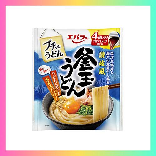 エバラ プチッとうどん 釜玉うどん (23g×4個) ×4袋