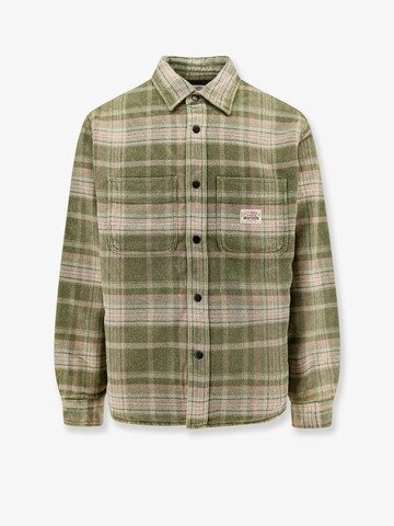 Cotton shirt with madras motif - STUSSY - gender_Man