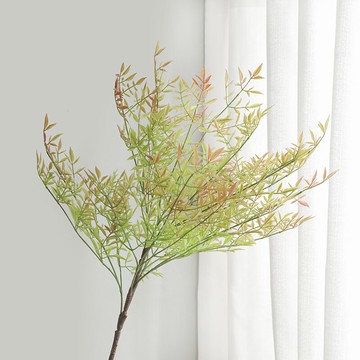 大枝南天竹仿真花室內綠植禪意樹枝南天竺吊鐘馬醉木裝飾仿真植物