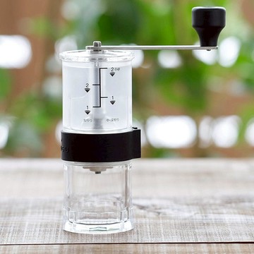 日製透明便攜型手搖磨豆器(粗細可調) 單一規格