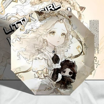 第五人格周邊小女孩同人系列全自動雨傘女晴雨兩用黑膠傘防曬摺疊