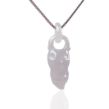 【好事花生】冰種翡翠花生項鍊 | 天然緬甸玉翡翠A貨 | 送禮