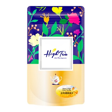 High Tea 金麥蜂釀香綠茶  嚴選高品質綠茶 甜潤回甘  淡淡甜桃香氣  清香滑順  濃郁蜂蜜與啤酒花香  2g  12包  1袋