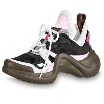 (WMNS) LOUIS VUITTON Archlight Sneakers 'Black Pink Brown'