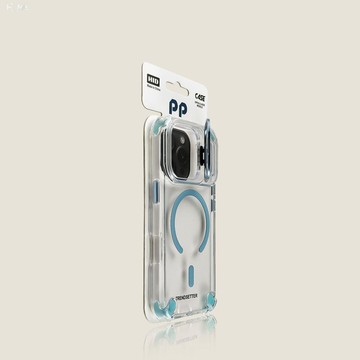 鏡頭支架蘋果17Promax透明磁吸手機殼iPhone16氣囊防摔15保護套14