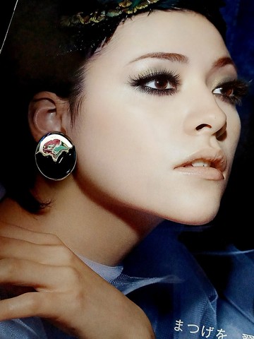 vintage jewelry  古董夾式耳環 流動