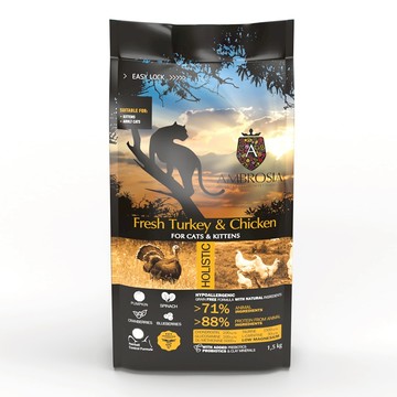 【哈哈窩】安柏希雅無穀鮮肉幼貓雞火雞-1.5KG/5KG