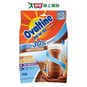 阿華田減糖巧克力麥芽飲品31G x14【愛買】