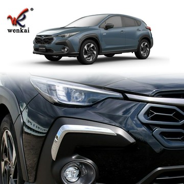 適用于斯巴魯24款Crosstrek改裝前保險杠霧燈眉Impreza專用亮條