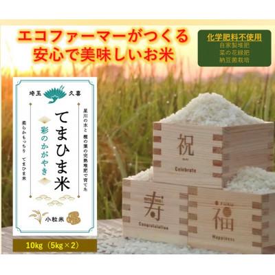 ふるさと納税 久喜市 令和5年産  柔らかもっちり『てまひま米』彩のかがやき 精米10kg(5kg×2袋)