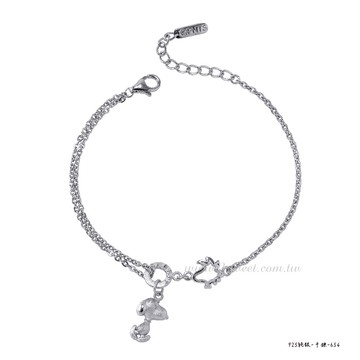 【信榮珠寶銀樓】925銀史努比手鍊-HCV-654