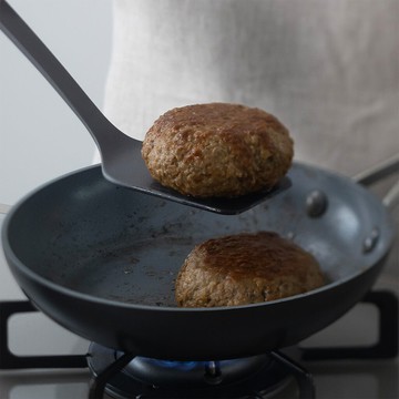 日本MARNA 耐熱矽膠平鏟 - 深灰色