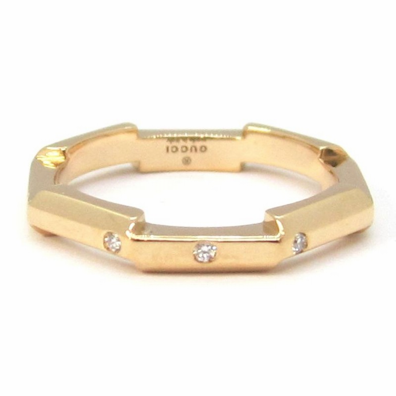 グッチ GUCCI リンクトゥラブリング #6 ダイヤ 0.04ct K18 グッチ GUCCI リンクトゥラブリング #6 ダイヤ 0.04ct K18