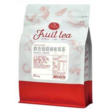 Magnet 曼寧 麝香葡萄果茶 嚴選天然水果 無咖啡因 隨時享受健康美味  6g  40包  1袋