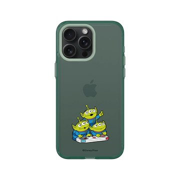 iPhone 15 Pro Max Clear 憂墨綠 - 迪士尼-玩具總動員 Toy Story - 三眼怪打電玩