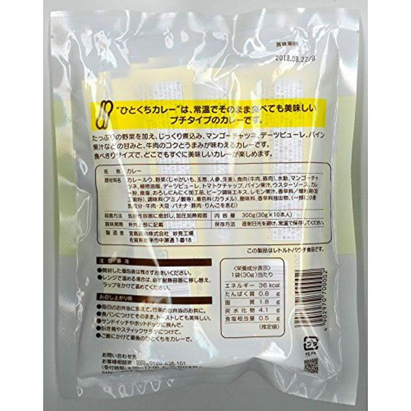 宮島醤油 ひとくちカレー 30g×10本 1袋