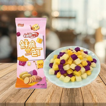 Cadina 卡迪那 95℃鮮脆三色丁 (38g) 好市多代購 零食 餅乾 素食 地瓜 薯餅【好物底家】DS012380