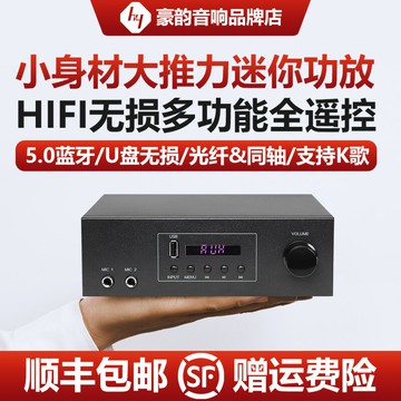 0 迷你家用功放機藍牙5.0hifi專業發燒級大功率數字功放