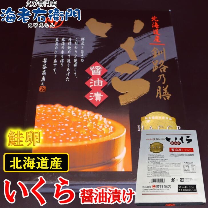 北海道産 鮭いくらの醤油漬け 500gいくら 魚卵 秋鮭のイクラ 北海道原産 北海道加工 いくら丼