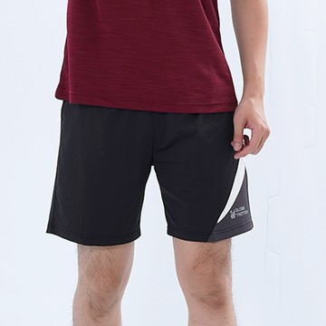 遊遍天下 MIT男款抗UV吸排運動短褲GP1016黑灰(慢跑/路跑/休閒)