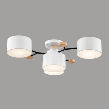 E27 北歐風半吸頂四燈 B209-030100