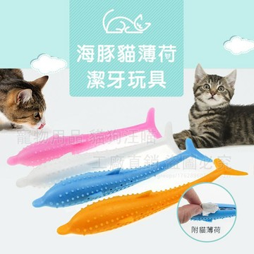 貓咪潔牙棒 海豚貓薄荷潔牙玩具 木天蓼 玩耍磨牙去毛球 魚造型  磨牙玩具 潔牙棒 貓薄荷 磨牙玩具