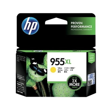 HP 【2入】 955XL(L0S69AA) 黃色 原廠高容量墨水匣