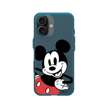 iPhone 17 Clear (相機按鈕) 夜幕藍 - 迪士尼-米奇 Mickey - Look at the camera-米奇