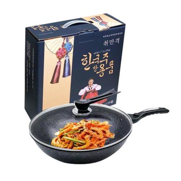 麥飯石炒鍋商用通用炒菜鍋煤氣灶電磁爐專用不沾平底鍋不粘鍋家用