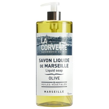 LA CORVETTE 法釩馬賽莊園 經典馬賽皂液 橄欖 97%天然成分  1L  1瓶