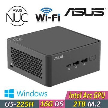 ASUS 華碩 NUC 15 PRO {YAIN5-018 W} AI迷你電腦(U5 225H/16G D5/2TB/WIN11)(RNUC15CRHU500009)