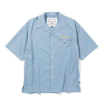 日本POLER TOURIST TRAP RELAX OPEN COLLAR SHIRT 襯衫 / 藍 - L