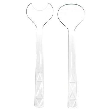 sagaform 野餐沙拉杓 2入組 壓克力材質 尺寸26公分  透明色  1組