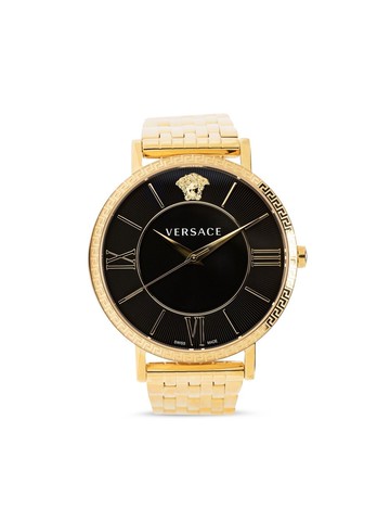 Versace - V-Eternal 41mm - women - stainless steel/Sapphire Crystal - One Size - Black