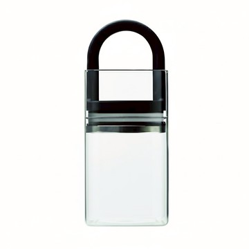 prepara Evak 玻璃真空密封罐 氣密食品儲存 709ml  黑色  1個
